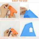 Tagging Gun for Clothing, 2006 Pieces Price Tag Attacher Gun Kit for Clothes Labeler, Clothes Tagging Applicator Gun Set with 1600 Fasteners, 400 Clothing Labels and 6pcs 0.08 inch Needles