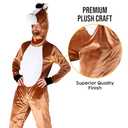 Morph Horse Costume Adult - Kentucky Derby Costumes for Men Fun Horse Outfit for Halloween Parties (Large)