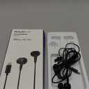 PALOVUE iPhone Headphones Earbuds Earphones wtih Lightning Connector Apple MFi Certified Compatible 14 13 12 11 Pro Max X XS XR 8 7 Plus with Microphone Controller SweetFlow Black