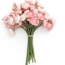 Ling's moment Ranunculus Artificial Flower, Faux Silk Mini Ranunculus Flowers for DIY Bouquet, Bulk Fake Wedding Filler Flowers for Centerpieces Arrangements Bridal Shower Decorations, Dusty Rose