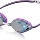 Speedo Women's Swim Goggles Mirrored Vanquisher 2.0 (Archroma/Cobalt/Silver)