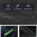 Waterproof Cover for Jeep Wrangler JK JL CJ YJ TJ 4 Door 1987-2026 Outdoor Sun Rain Wind Snow Protection Dustproof Covers with Driver Door Zipper Black, 193 X 74.8 X 59 Inches
