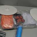 Dia De Los Muertos Decorations Set 12ft Day of The Dead Marigold Balloon Arch Stand Kit 100 Balloons 2 Balloon Stands Water Fillable Bases 12pcs 3D Butterfly Decor for Dia De Los Muertos Altar Decor