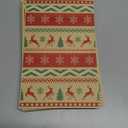 Pasimy 100 Pcs Christmas Kraft Treat Goodie Bags with Self Adhesive Vintage Xmas Candy Snack Cookie Bags Snowflake Elk Gift Buffet Paper Bags Bulk for Christmas Holiday Birthday Party Favor Supplies