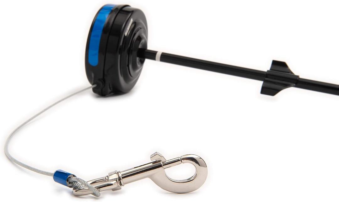 Lixit Bracket Mount and Stake Retractable Leash Tie Outs for Dogs (Stake, Large) (Large (Pack of 1)