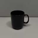 20 OZ Large Coffee Mug, M016 Plain Ceramic Boss Big Tea Cup with Handle for Dad Men, Black