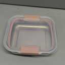 Smash Microwave Safe Stainless Steel Lunch/Sandwich/Meal Box, Pink