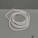 Dog and Cat Cord Protector 10ft - 3/8inch, Flexible Cable Sleeve for Easy Cord Management, Protects Cables from Pets Chewing, Ideal for USB, Power, Audio and Video Cords - White
