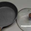 SENSARTE Nonstick Skillet, Deep Frying Pan 10/ 11/ 12-inch, Saute Pan with Lid, Stay-cool Handle, Healthy Stone Cookware Cooking Pan, Induction Compatible (10-Inch/ 3.5QT)