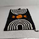 Boho Bathroom Rugs Cute Bohemian Bath Rug Non-Slip Microfiber Abstract Bath Mat for Bedroom Small Carpet Home Decor Soft Funny Black Washable Rugs for Kitchen Entryway/Washbainy/Shower 20x32 inch (1'8" x 2'8" (Rectangular))