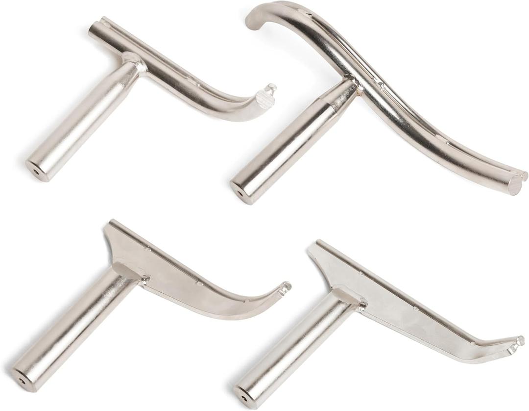 1"Dia Stem Glide Bowl Turner's 4-Piece Toolrest Set w for Woodlathe Bowl Turning