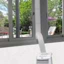 YOUHO Portable AC Hose - 5.9" Diameter, Clockwise Thread & Up to 80" Length - Exhaust Hose for Portable Air Conditioner Vent Compatible with Delonghi & LG Air Conditioner Parts