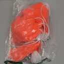 105ft Pennant Banner Flags, 7x10 Orange 45 Pcs High Visibility Safety Flagging on String, Triangle Pool Flags for Backstroke, Construction Events Party Decoration Parking Marking Outside