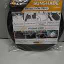 EcoNour Semi Truck Sunshade for Windshield and Side Windows, UV Protective Sunshade for Windshield, Maximum Coverage to Block UV/Sun Heat Rays, Best for Semi, Commercial & Big Rig Truck (Gray)