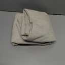 Set of 2 Textural Faux Linen Throw Cushion Pillow Covers Shams for Couch, Invisible Zipper, 23inches, Natural Linen