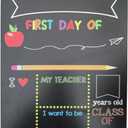 Cabilock Student DIY Blackboard Classroom Chalkboard Decoration Erasable School Sign Board Chalkboard Pendant Password Sign Blackboard for Kids Recording School Sign Easel Child Desktop