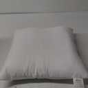 EDOW Throw Pillow Inserts,  Lightweight Down Alternative Polyester Pillow, Couch Cushion, Sham Stuffer, Machine Washable. (White, 18x18)