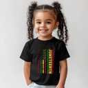Juneteenth Shirts for Kids  Short-Sleeve T-Shirt for Boys & Girls, Ages 2-8, Celebrate Juneteenth Black History (Black)