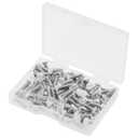 Wall Plate Screws, 100 pcs White Outlet Screws 1/2" Long 6-32 Thread Light Electrical Cover Panel Switch Plate Screws
