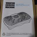 AXV Vibration Plate Fitness Platform Exercise Machine Vibrating Shaking Full Body Shaker Workout Vibrate Stand Shake Board Sport Gym for Weight Loss Fat Burner for Women Men, Slim Blue