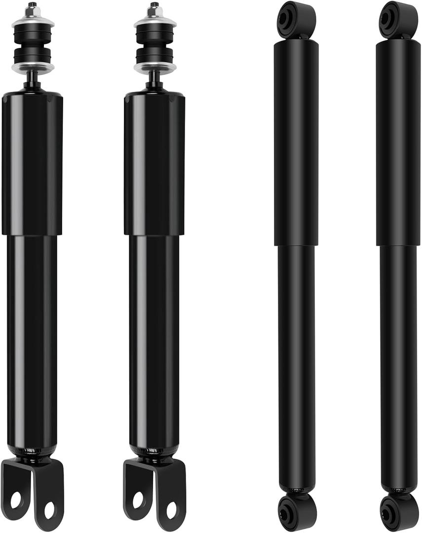 cciyu 4 x Front Rear Shock Absorbers Fit for 2002-2006 for Chevrolet Avalanche 1500,2000-2006 for Chevrolet Suburban 1500, 2000-2006 for Chevrolet Tahoe, 2000-2006 for GMC Yukon 344381 37178 344384