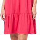 NIC+ZOE Women's Elbow Sleeve V-Neck Dress, Bright Rose, (XS)