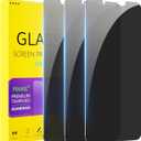 PEHAEL 3 Pack for iPhone 11/iPhone XR Privacy Screen Protector Anti-Spy Tempered Glass Film 9H Hardness Easy Installation Bubble Free [6.1 inch]