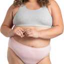 Fruit of the Loom Women's Plus Size Underwear Briefs, Fit for Me, Designed to Fit Your Curves (Hi Cut - Micro Mesh - Colors May Vary)