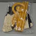 Irtysh Kids Biblical Saint Joseph Costume Jesus Robe Fancy Dress Sherherd Costume Staffs Headwrap Hat Waist Rope Set (4-5 Years, Brown)