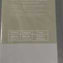 Cordless Light Filtering Mini Blind - 38 Inch Width, 64 Inch Length, 1" Slat Size - Pearl White - Cordless GII Morningstar Horizontal Windows Blinds for Interior by Achim Home Decor