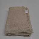 EARTHALL Washable Runner Rug 2x6 Ft Non Slip Runners for Hallways Cotton Rubber Backed Kitchen Runner Braided Indoor Floor Carpet Runners for Entryway, Hallway, Kitchen, Bedroom, Golden Beige/ White
