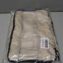 U+U 5 Set Packing Cubes, Travel Organizers with Shoe Bag (Cream) | Ultralight Design & Easy Travel Organization
