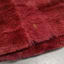 Super Soft Flannel Throw Blanket 50x60 Inches, Premium Checkered Jacquaed Silky Fleece Lightweight Bed Blanket All Season Use, Burgundy Strip, 50"x60"