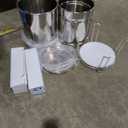 Pro One Gravity Water Filter System - NSF Certified, Removes Fluoride & Chlorine, Stainless-Steel Portable or Countertop Dispenser for Home, Camping & Travel (3 Gallon) with Two 7 Filter