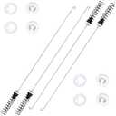 Upgraded WTW4850HW1 WTW4855HW1 WTW4955HW1 Washer Suspension Rods Fit for Whirlpool Maytag Washer WTW4855HW2 WTW4855HW3 WTW4950HW0 MVWC465HW3 WTW4655JW1 WTW4950HW1 WTW4950HW2 WTW4955HW2 WTW4955HW3