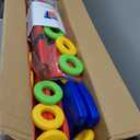 Giant 4 Row Game with Carrying Bag and Mesh Fabric .Giant 4-to-Score Game Set Suitable for Indoor and Outdoor Holiday Parties and Family Gatherings. Blue red