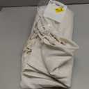 MYSKY HOME Table Cloth 60x120 in Rectangle Table, Heavy Duty Cotton Tassel Linen Look Waterproof Tablecloths Farmhouse Tablecloth Wrinkle Free Table Cover with Tassels for Kitchen Dining, Party