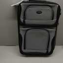 U.S. Traveler Rio Lightweight Softside Rolling Carry-on Suitcase, 2-Wheel Set, Grey