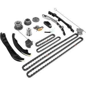 GELUOXI 3.6 Pentastar Engine Timing Chain Kit Replacement for 2011-2015 Chrysler 300 Dodge Charger Ram 1500 Jeep Grand Cherokee 3.6L V6 5184352AF 5184355AF 5047891AA