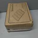 SpaceAid Spice Drawer Organizer with 24 Spice Jars, 386 Spice Labels, 4 Tier Seasoning Rack Tray Insert for Kitchen Drawers, 11.25" Wide x 17.5" Deep