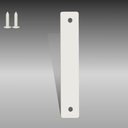 10 Inch White Metal Letters, Modern House Numbers for Outside, White Door Mailbox Numbers, Metal House Address Letter and Number for Office Apartment Outside (I)