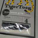 DOK TigerToes Premium Non-Slip Dog Socks for Hardwood Floors - Extra-Thick Grip that Works Even When Twisted - Prevents Licking, Slipping, and Great for Dog Paw Protection - Size Medium