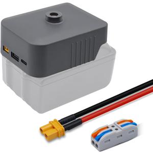 Makita Battery Adapter, Bosch Battery Converter, Power Source Inverter with USB Charger Outlets for Makita/Bosch 12V 18V Power Tools Battery for Rc Car, Robotics, Rc Truck,DIY use