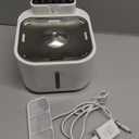 Wireless Cat Water Fountain with Motion Sensor - 3.2L (113oz) Quiet Automatic Pet Fountain, 5200mAh Battery & Easy-Clean Design for Cats & Dogs (One Size, White)