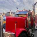 Peterbilt Visor 13 inch Straight for 379 389 388 386 1995 and Up Without Penny Led Lights No Holes