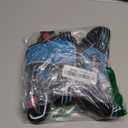 No Pull Dog Harness Adjustable Reflective Oxford Easy Control Medium Large Dog Harness with A Free Heavy Duty 5ft Dog Leash (L (Neck: 18"-25.5", Chest: 24.5"-33"), Blue Harness+Leash)