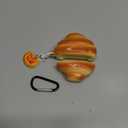 Boaretiu for Airpods 4th Case - Cute Kawaii Croissant with Keychain for AirPods 4th Generation Case (2024) Funny 3D Soft Silicone Fun Cool for Girls Women Teens for Air Pods 4 Cover