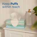 Puffs Plus Lotion Facial Tissues, 4 Family Boxes, 124 tissues per Box, Allergies and Colds