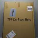 Custom Fit Floor Mats for 3 2020 2021 2022 2023 Model, TPE All Weather Car Floor Liner, 1st and 2nd Row Front & Rear Full Set - Black, 3Pc