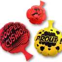 [3 Pack]Whoopee Cushion for children over 3 yrs,Woopie Cushion Party Favor for [4,6,8 Inch][No Automatic Inflation][Reward][Prank Gag][Novelty Trick Joke]Gift and Toy for Kids Children Office Home